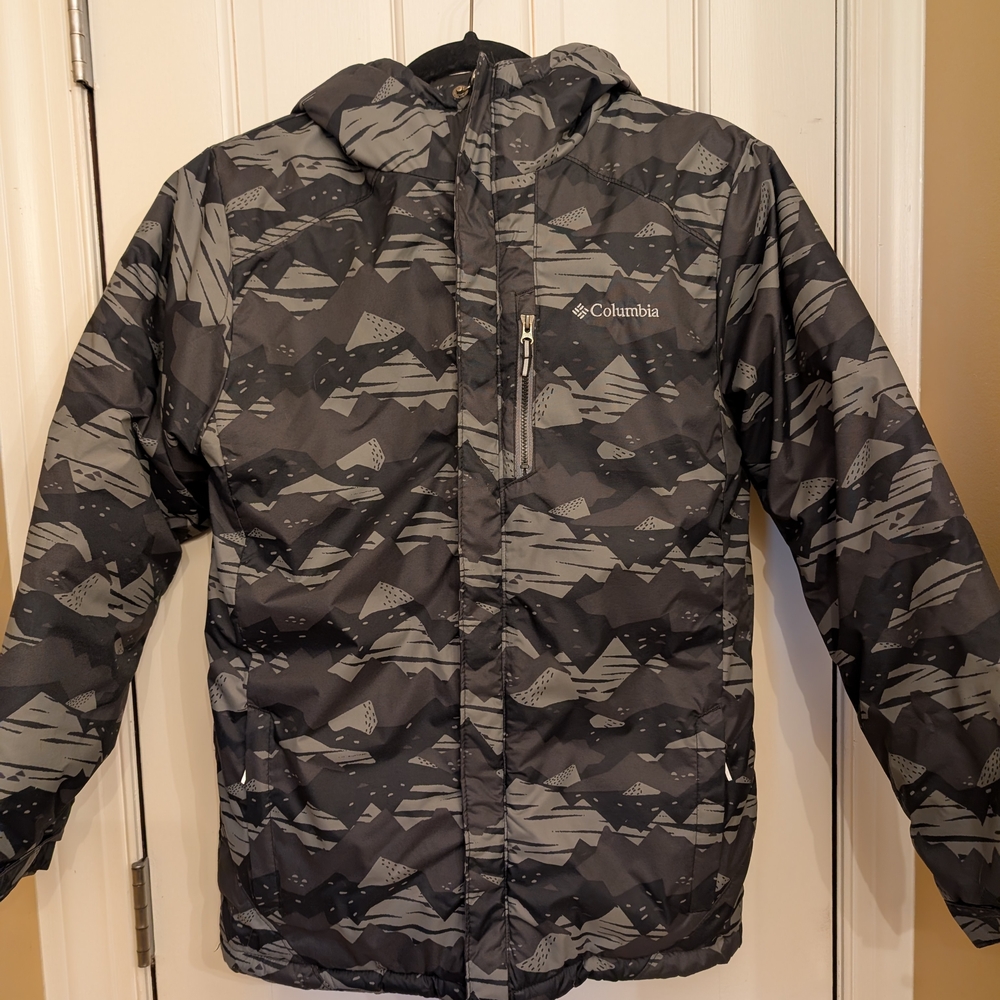 Columbia Youth Black and Gray Jacket